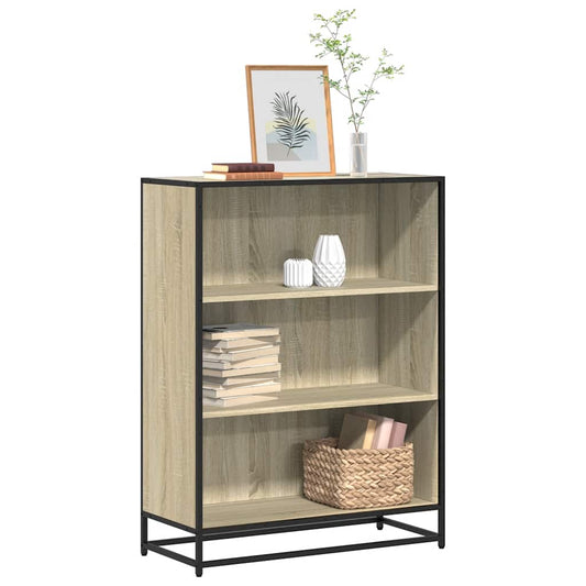 Bibliotecă, stejar Sonoma, 80,5x35x107,5 cm, lemn prelucrat