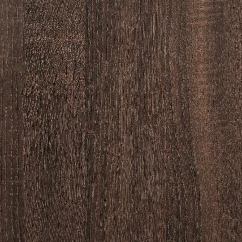 Bibliotecă, stejar maro, 80,5x35x107,5 cm, lemn prelucrat
