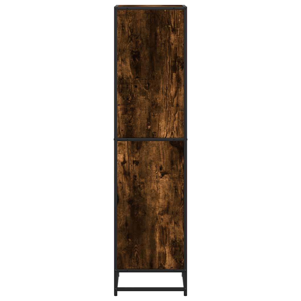 Bibliotecă, stejar fumuriu, 40x35x139 cm, lemn prelucrat