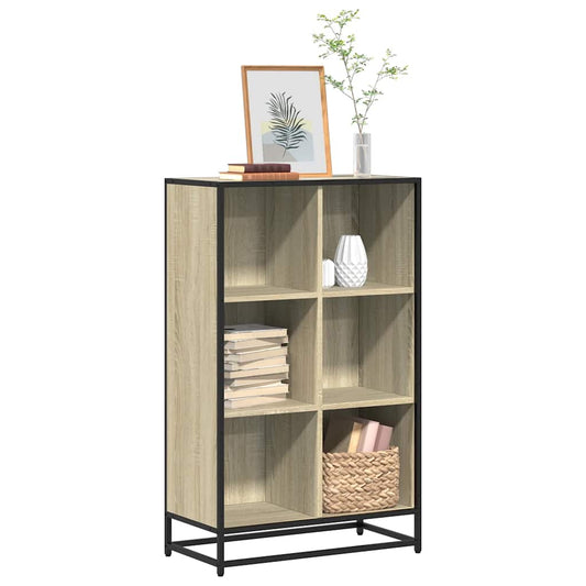 Bibliotecă, stejar Sonoma, 65,5x33x107,5 cm, PAL