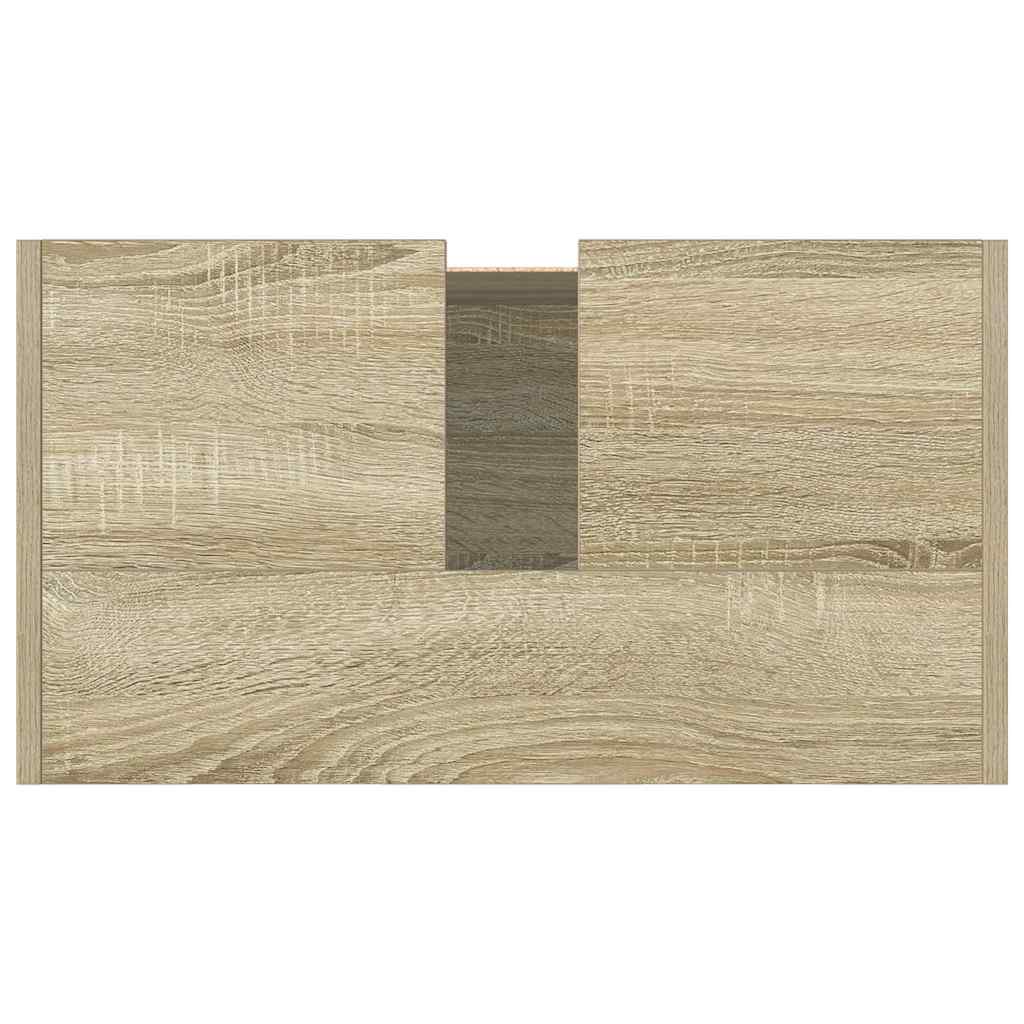 Dulap de baie, stejar sonoma, 58x33x60 cm, lemn prelucrat
