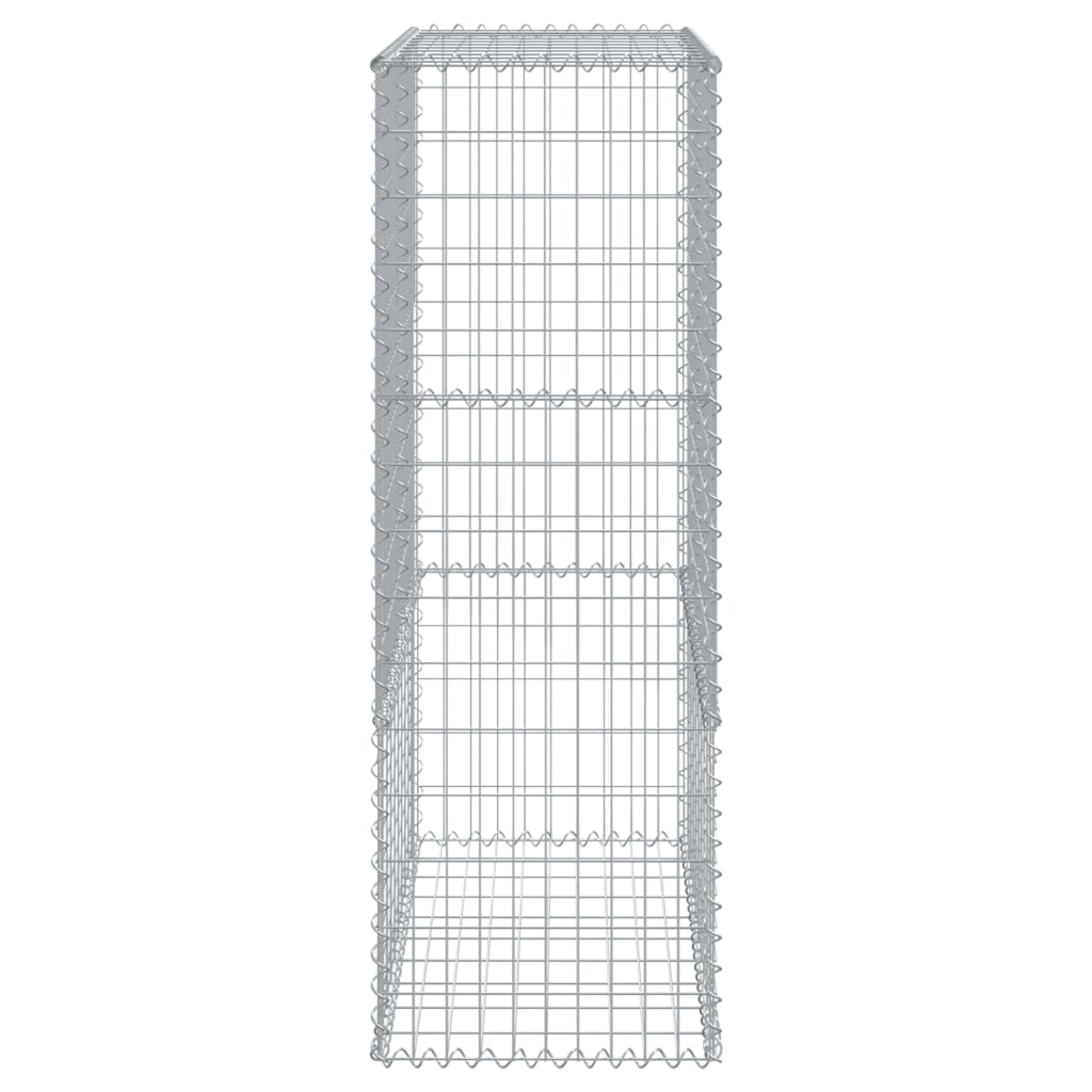 Coș gabion cu capac, 100x50x150 cm, fier galvanizat