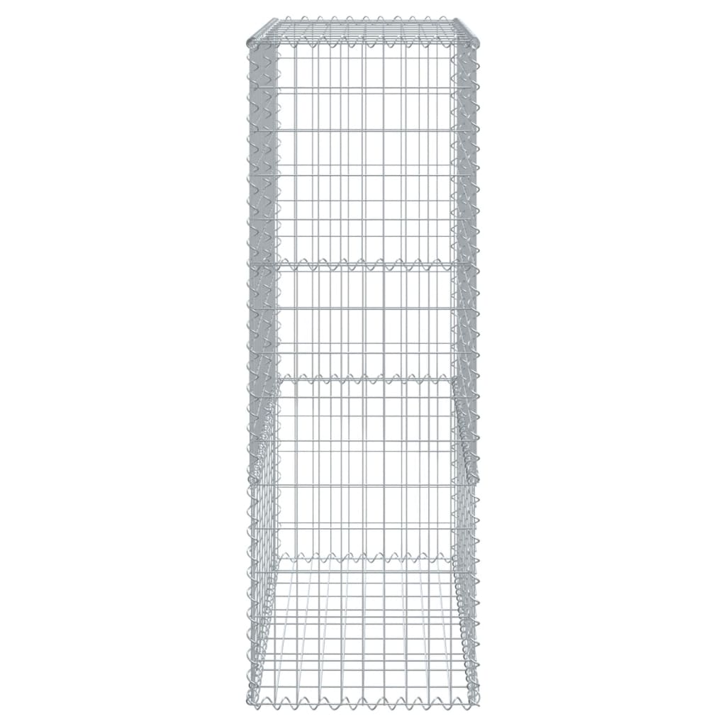 Coș gabion cu capac, 300x50x150 cm, fier galvanizat