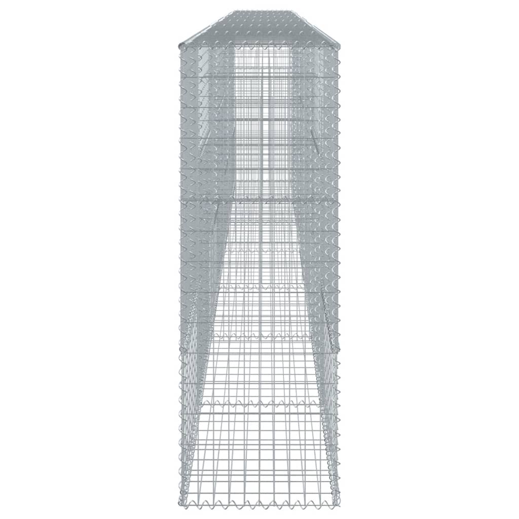 Coș gabion cu capac, 700x50x150 cm, fier galvanizat