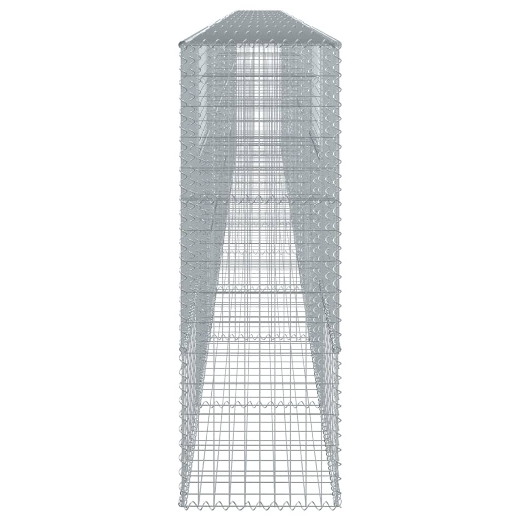 Coș gabion cu capac, 1000x50x150 cm, fier galvanizat