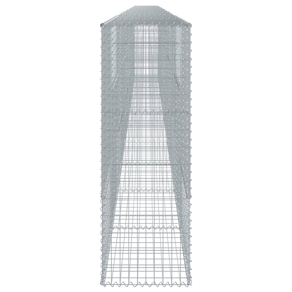 Coș gabion cu capac, 1100x50x150 cm, fier galvanizat