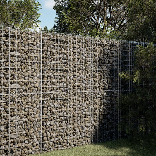 Coș gabion cu capac, 150x100x200 cm, fier galvanizat