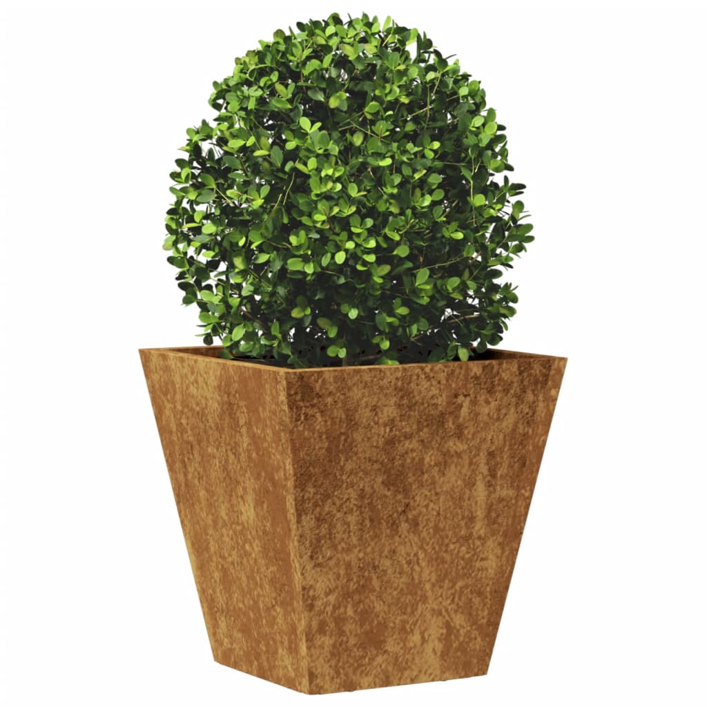 Jardinier de grădină 30x30x30 cm Oțel rezistent la intemperii