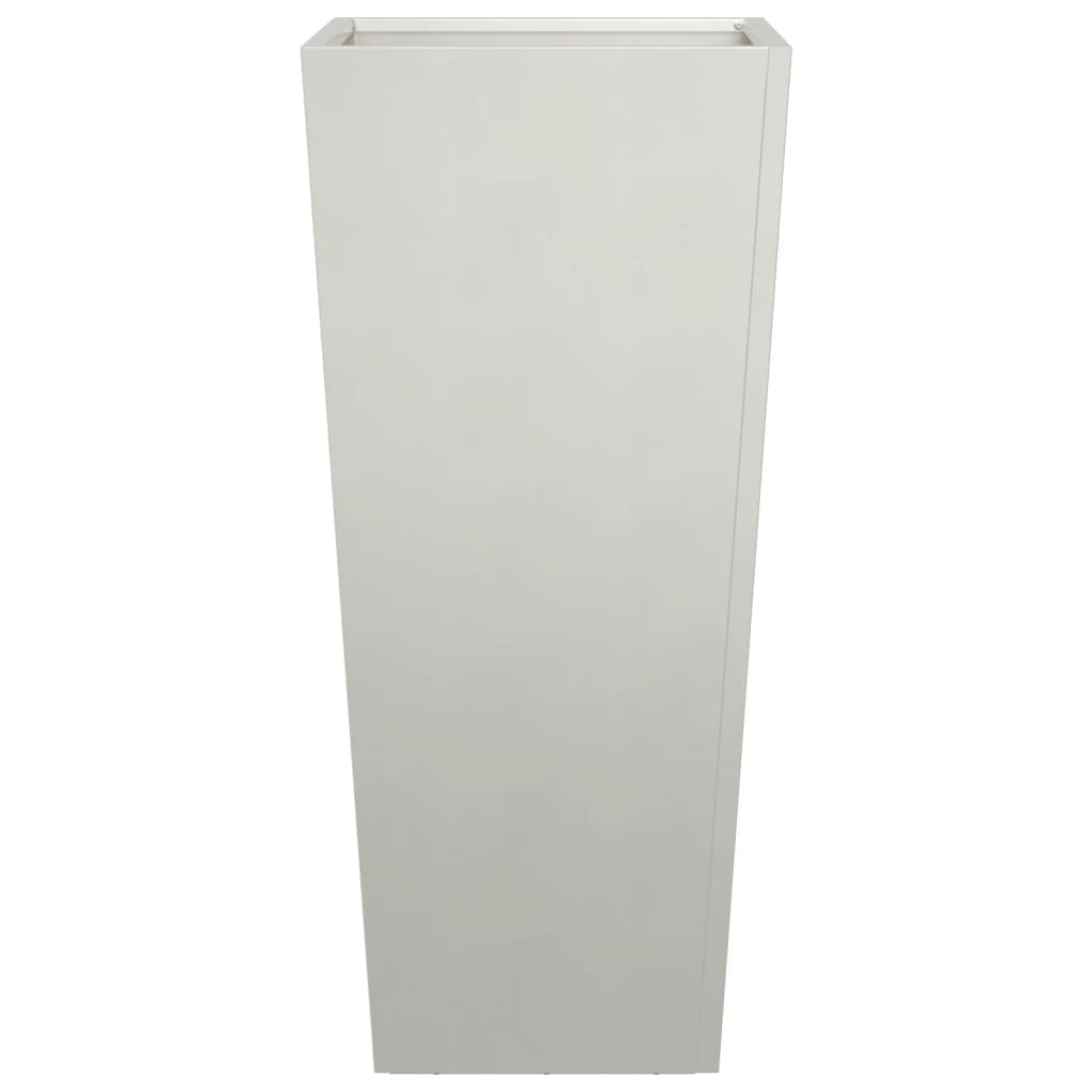 Jardiniere grădină, 2 buc., 35x35x75 cm, oțel inoxidabil