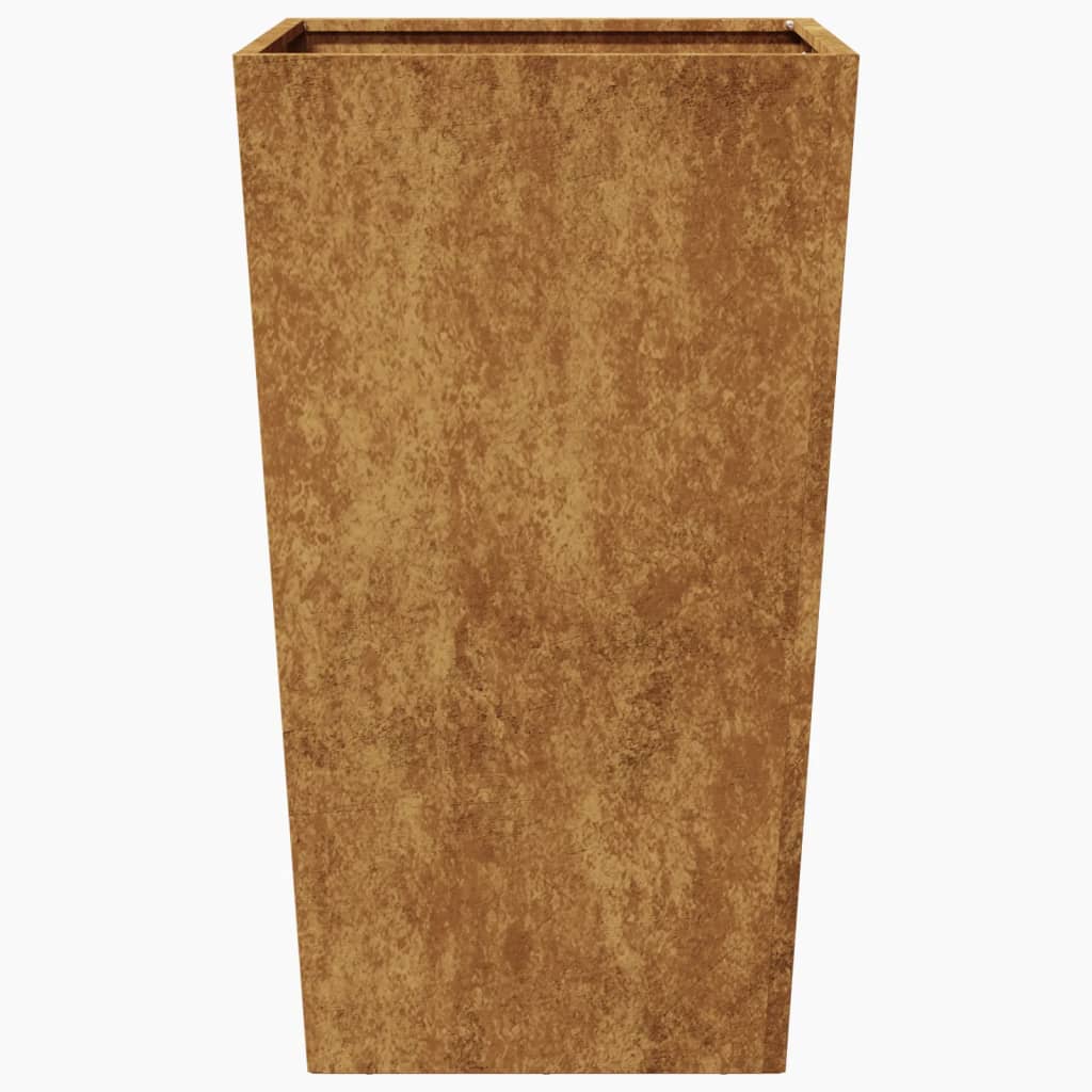 Jardinier de grădină 45x45x75 cm Oțel pentru intemperii