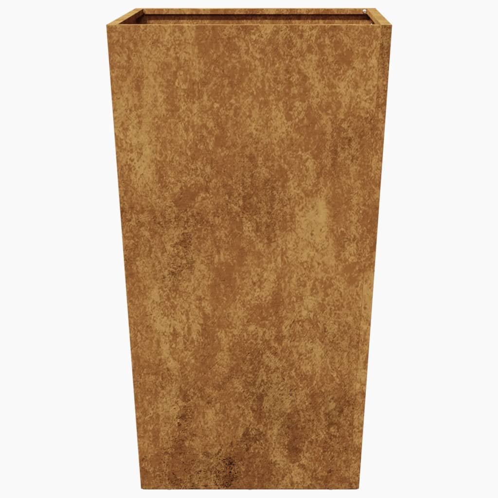Jardinier de grădină 45x45x75 cm Oțel pentru intemperii