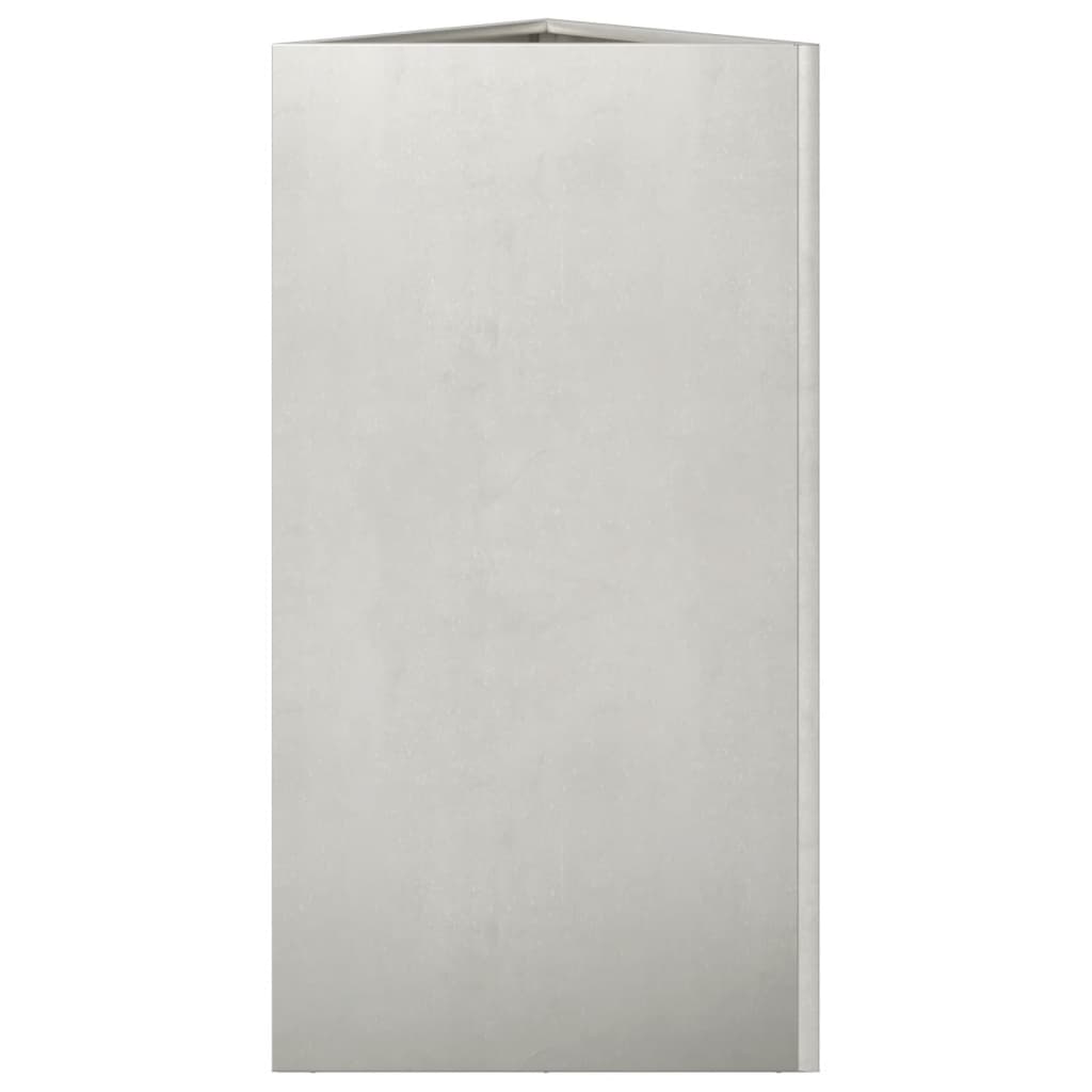 Jardiniere grădină, 2 buc. 40x40x75 cm oțel inoxidabil triunghi