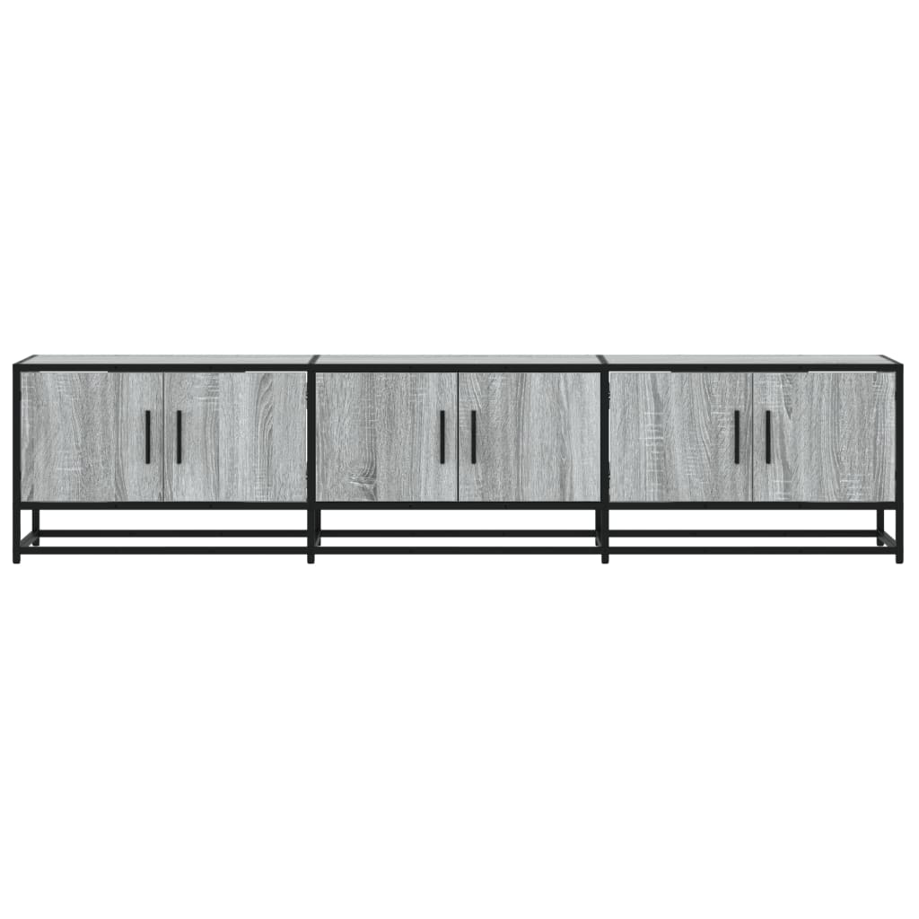 Dulap TV, gri sonoma, 180x35x41 cm, lemn prelucrat