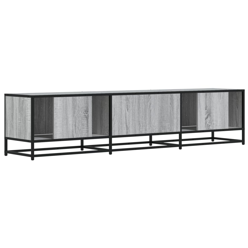 Dulap TV, gri sonoma, 180x35x41 cm, lemn prelucrat
