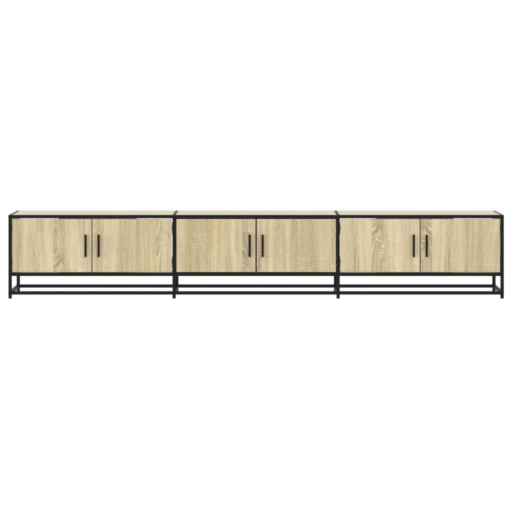 Dulap TV, stejar sonoma, 240x35x41 cm, lemn prelucrat