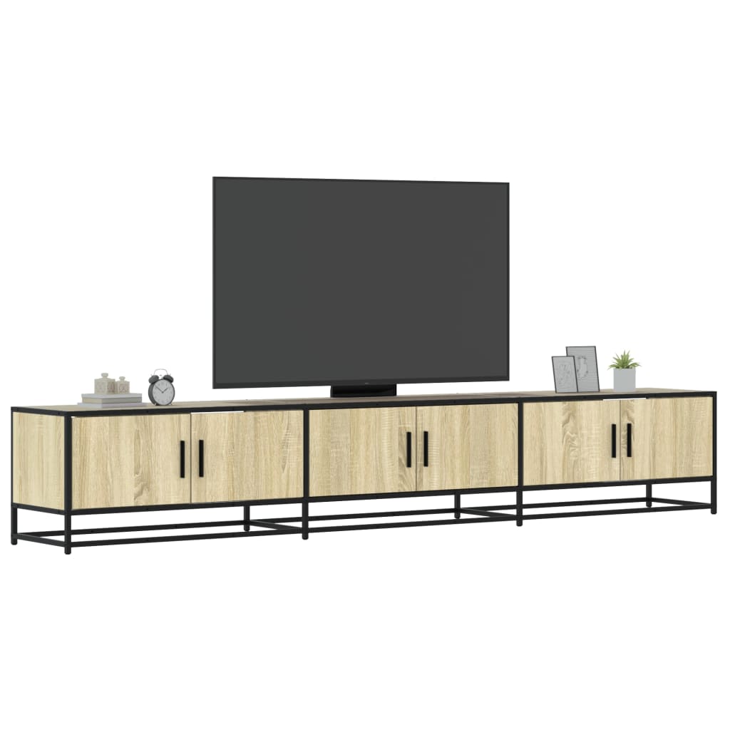 Dulap TV, stejar sonoma, 240x35x41 cm, lemn prelucrat