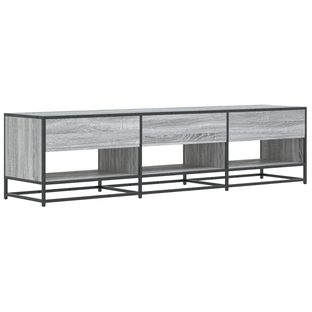 Dulap TV, gri sonoma, 180x40x46 cm, lemn prelucrat