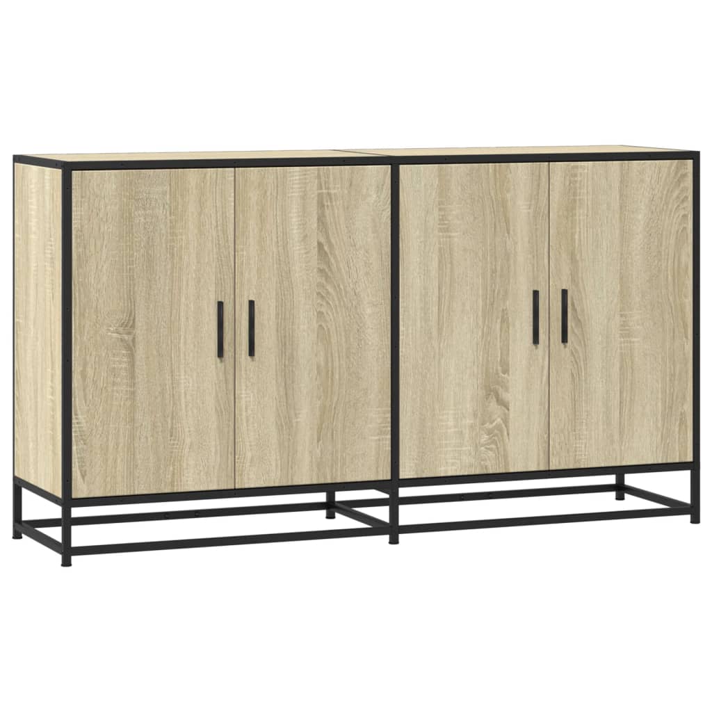 Dulap, stejar sonoma, 134x35x76 cm, lemn prelucrat