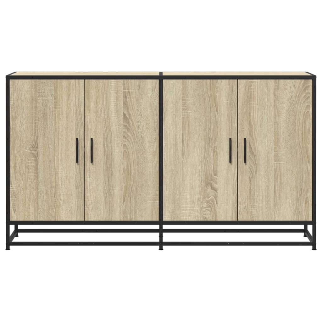 Dulap, stejar sonoma, 134x35x76 cm, lemn prelucrat