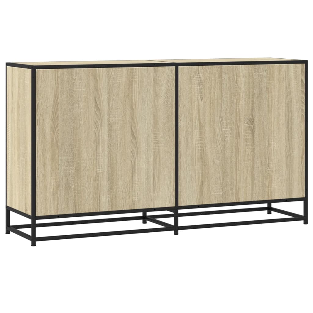 Dulap, stejar sonoma, 134x35x76 cm, lemn prelucrat