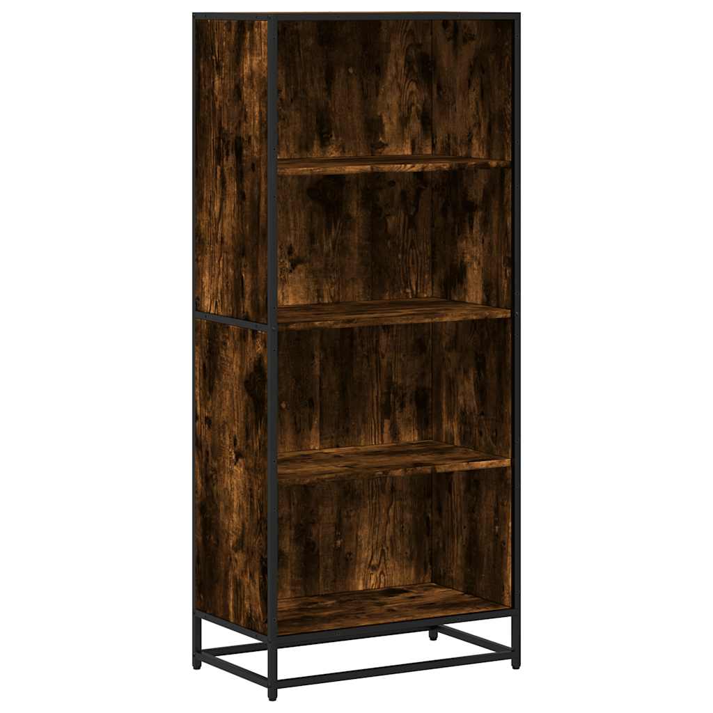 Bibliotecă, stejar fumuriu, 60x35x139 cm, lemn prelucrat