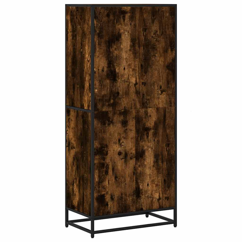 Bibliotecă, stejar fumuriu, 60x35x139 cm, lemn prelucrat