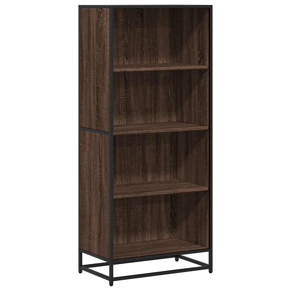 Bibliotecă, stejar maro, 60x35x139 cm, lemn prelucrat
