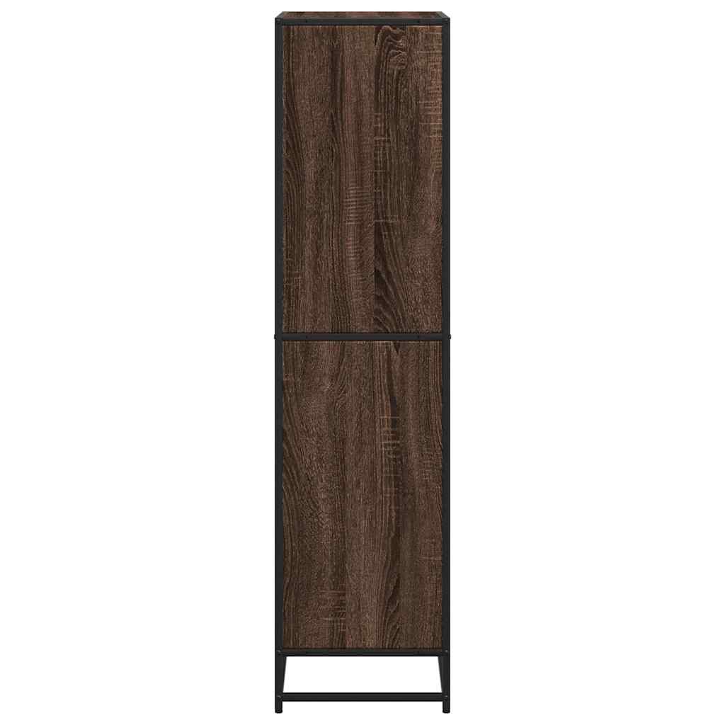 Bibliotecă, stejar maro, 60x35x139 cm, lemn prelucrat