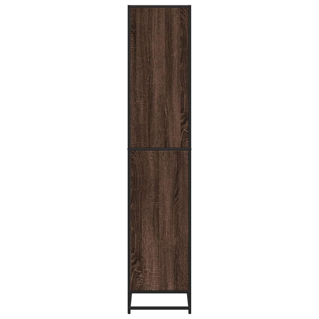 Bibliotecă, stejar maro, 60x35x170,5 cm, lemn prelucrat