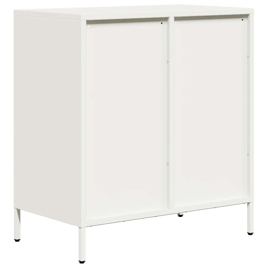 Dulap, alb, 68x39x73,5 cm, oțel laminat la rece