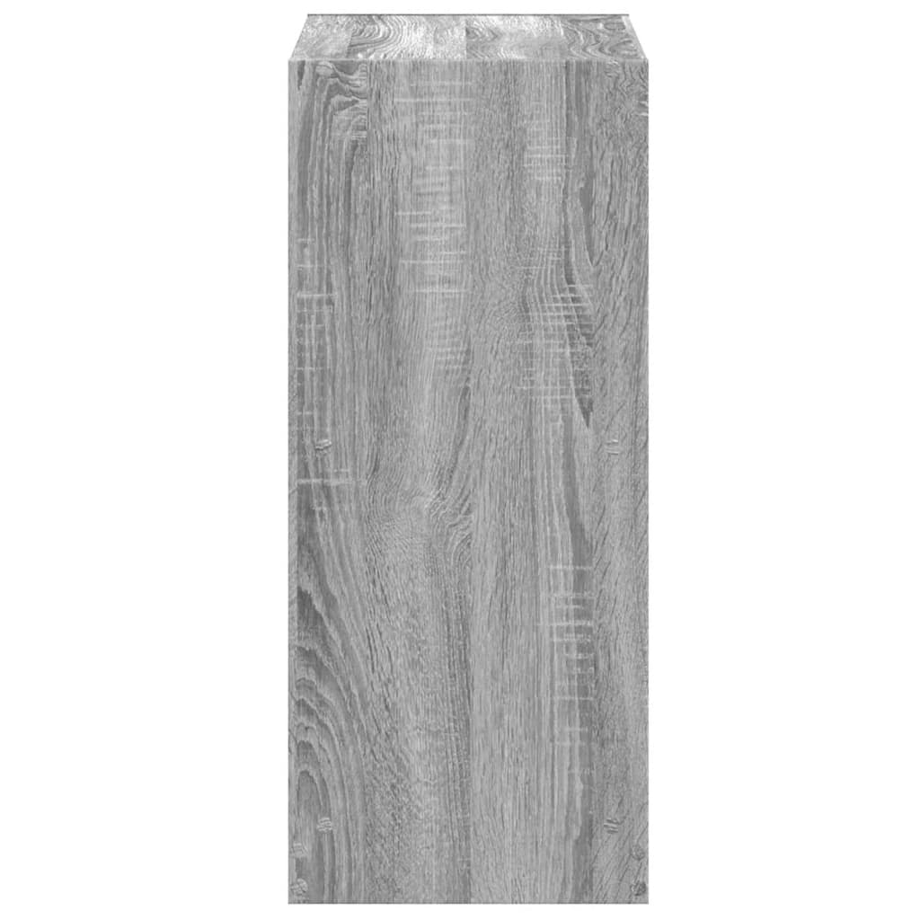 Bibliotecă, sonoma gri, 68,5x32x75 cm, lemn prelucrat