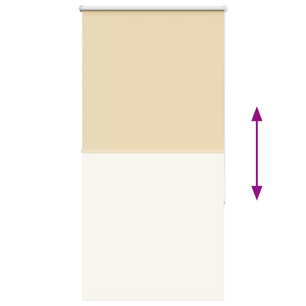 Jaluză cu role opace bej 70x130 cm lățime material 65,7 cm