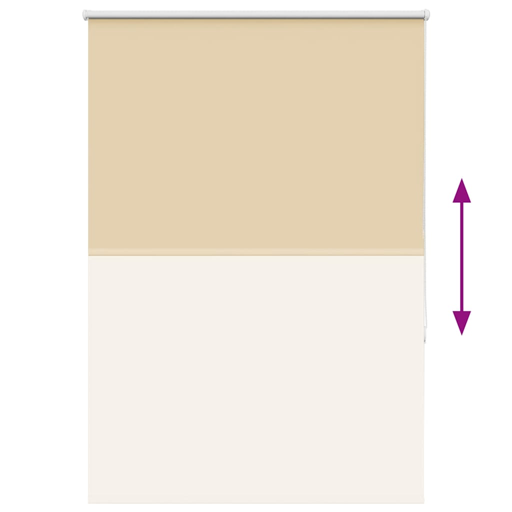 Jaluză cu role opace bej 100x150 cm lățime material 95,7 cm