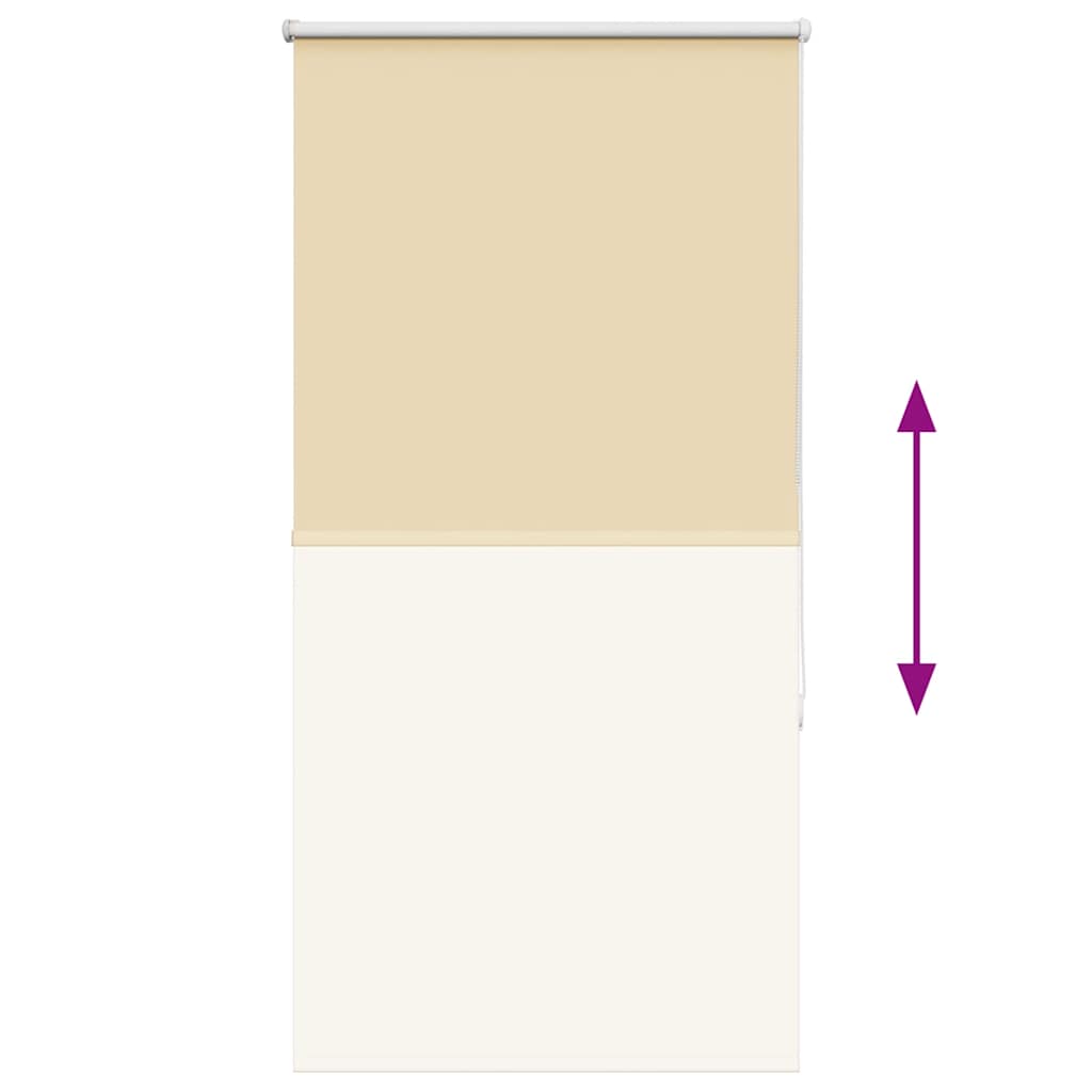 Jaluză cu role opace bej 65x175 cm lățime material 60,7 cm