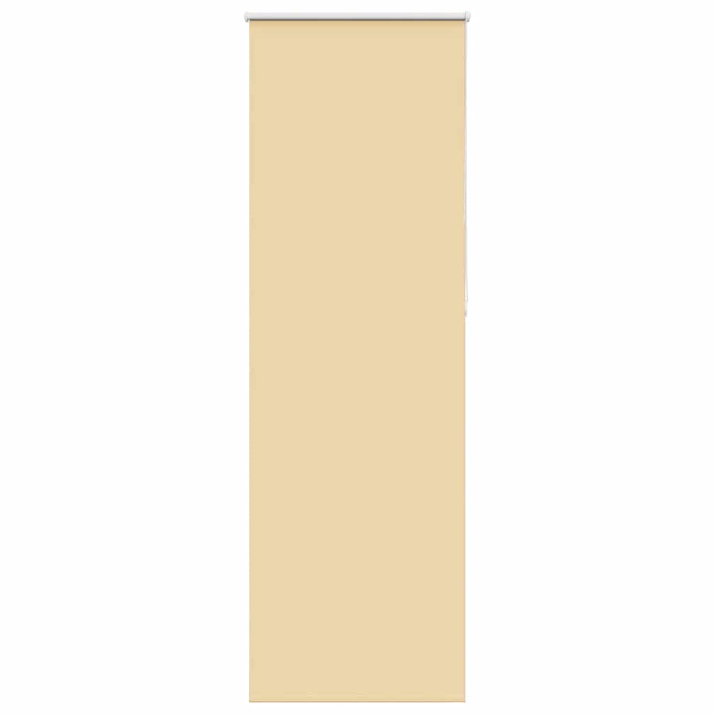 Jaluză cu role opace bej 80x210 cm lățime material 75,7 cm