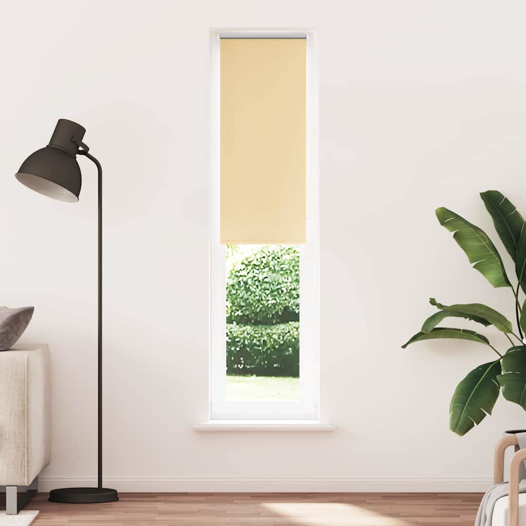 Jaluză cu role opace bej 50x230 cm lățime material 45,7 cm