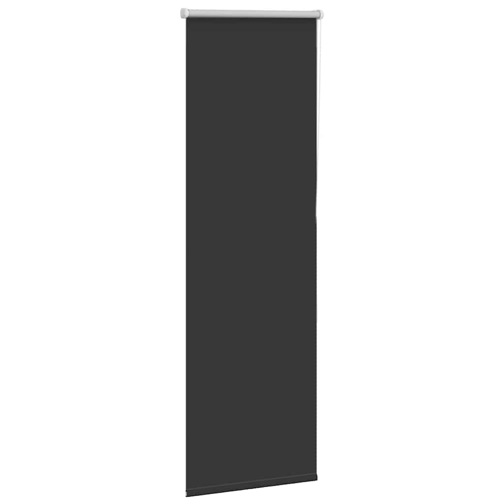 Jaluză cu role opace negru 50x130 cm lățime material 45,7 cm