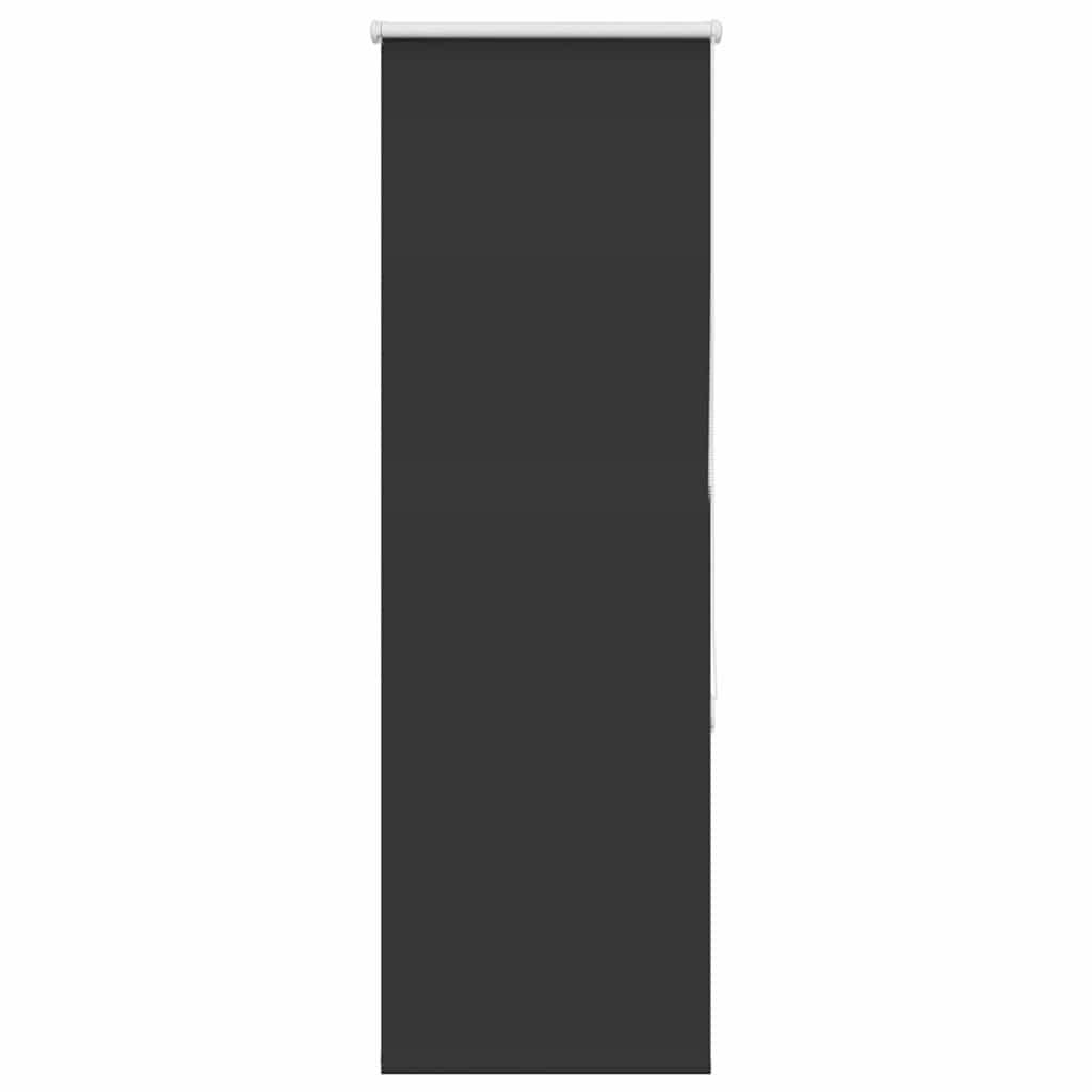 Jaluză cu role opace negru 60x130 cm lățime material 55,7 cm