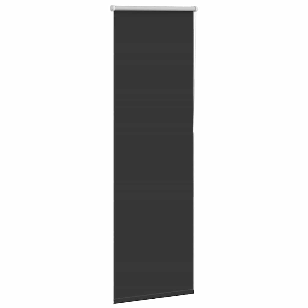 Jaluză cu role opace negru 60x150 cm lățime material 55,7 cm