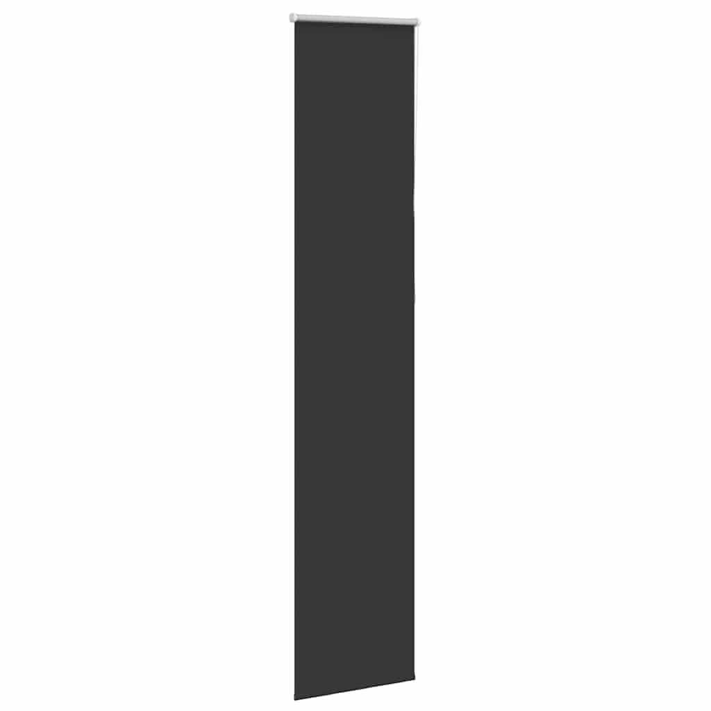 Jaluză cu role opace negru 40x210 cm lățime material 35,7 cm