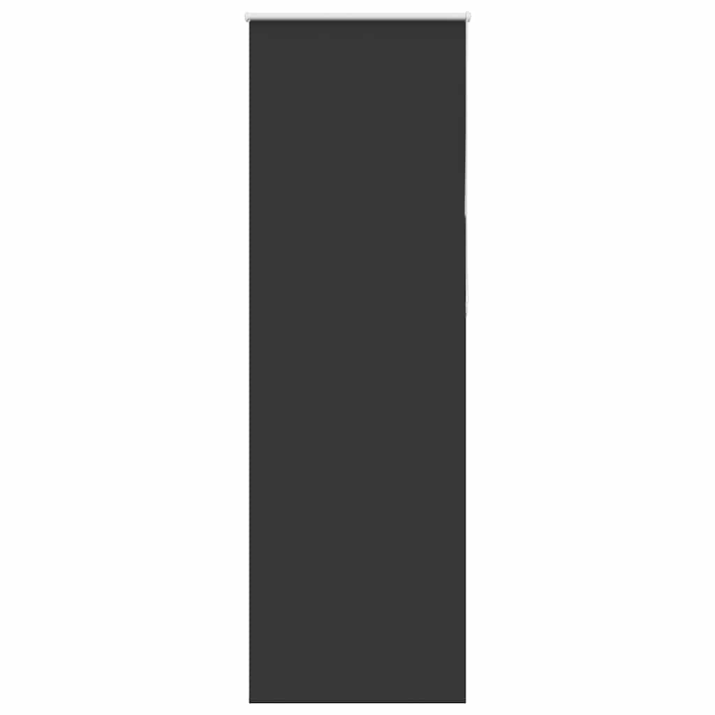 Jaluză cu role opace negru 65x210 cm lățime material 60,7 cm