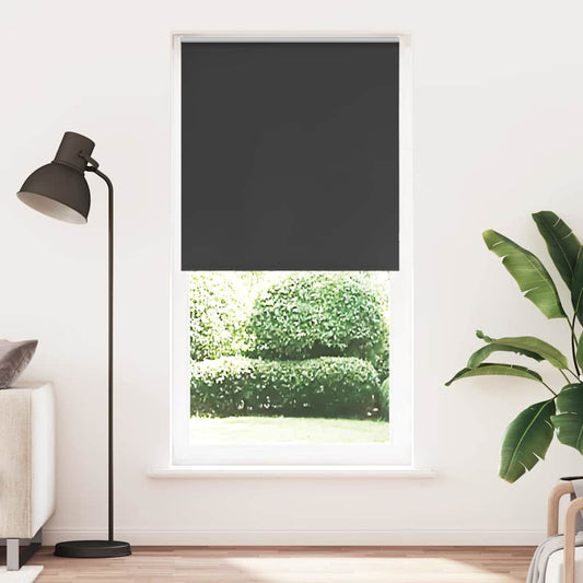 Jaluză cu role opace negru 90x210 cm Lățime material 85,7 cm