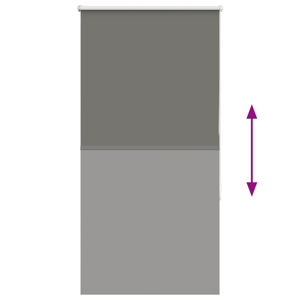 Jaluză cu role opace gri 70x130 cm lățime material 65,7 cm