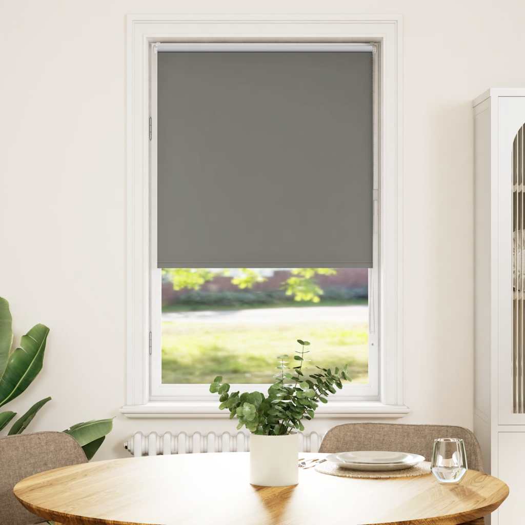 Jaluză cu role opace gri 70x130 cm lățime material 65,7 cm