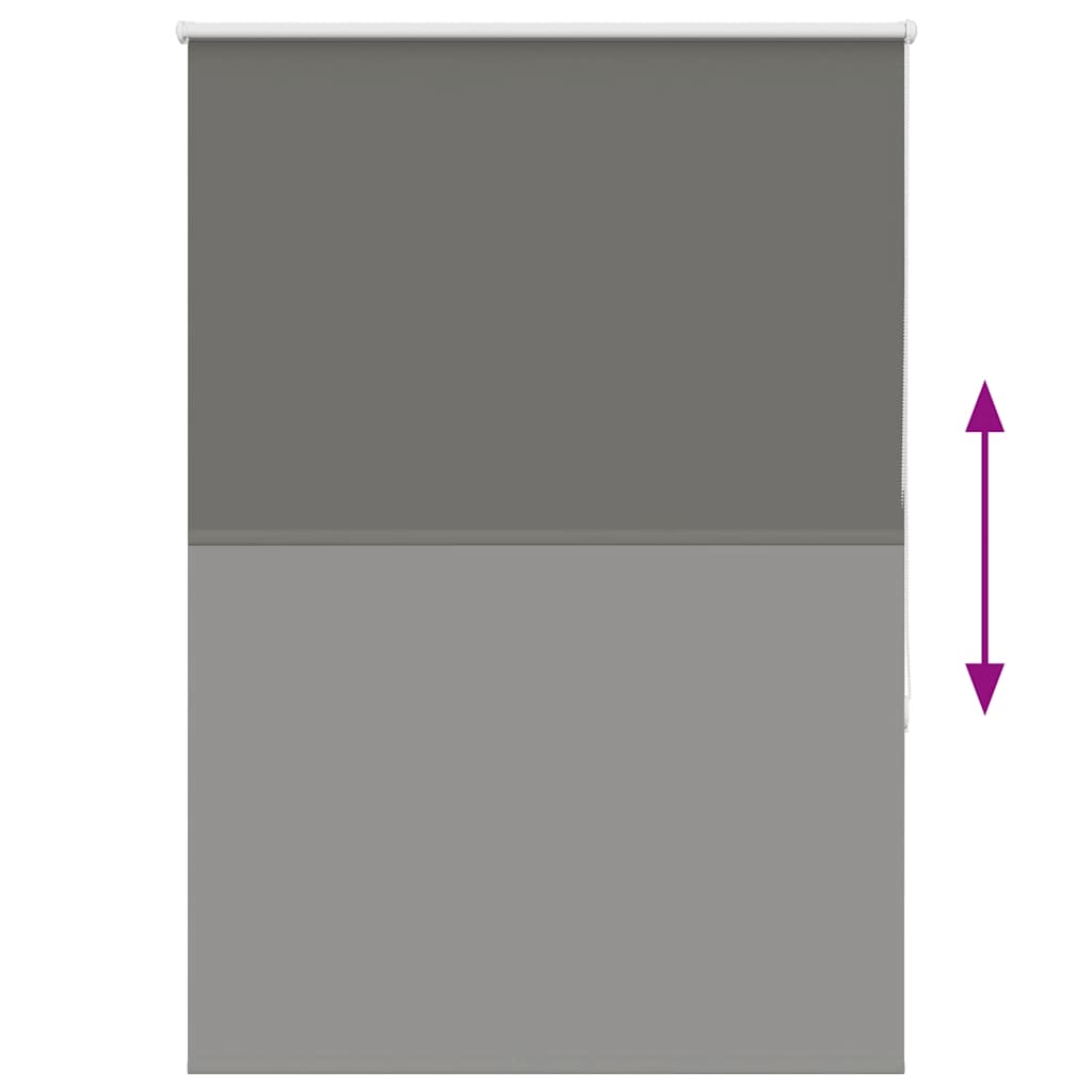 Jaluză cu rolă opaca gri 105x130 cm Latime material 100,7 cm