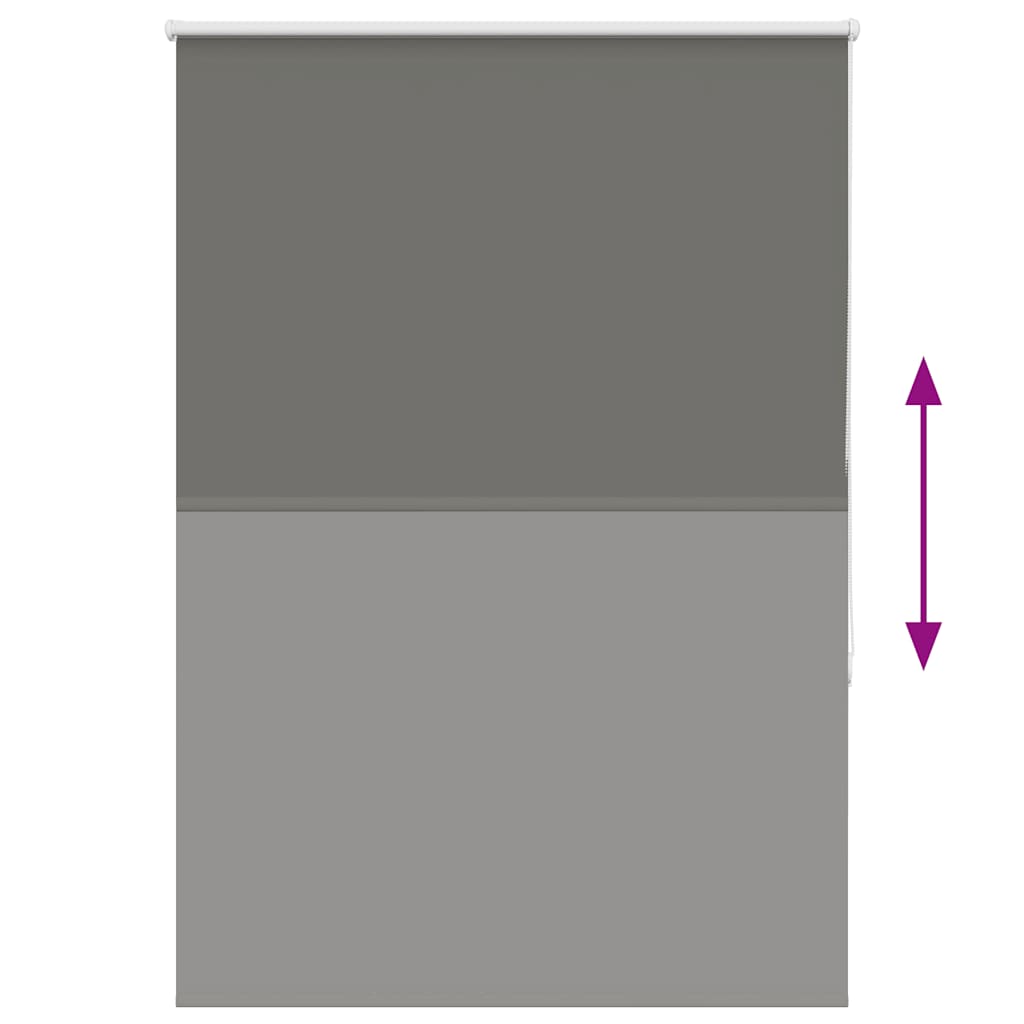 Jaluză cu role opace gri 110x130 cm Lățime material 105,7 cm