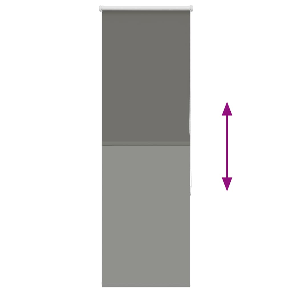 Jaluză cu role opace gri 60x175 cm lățime material 55,7 cm