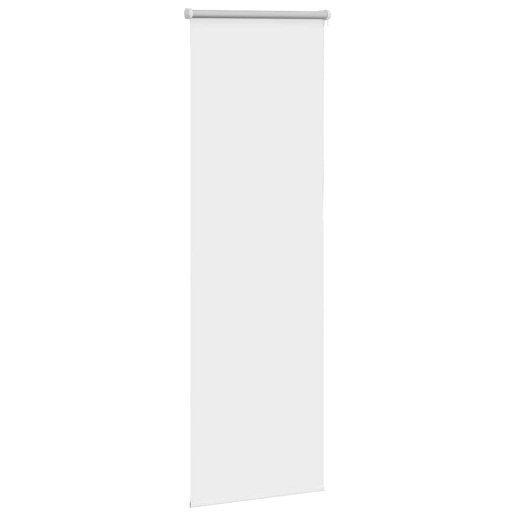 Jaluză cu role opace alb 50x150 cm lățime material 45,7 cm