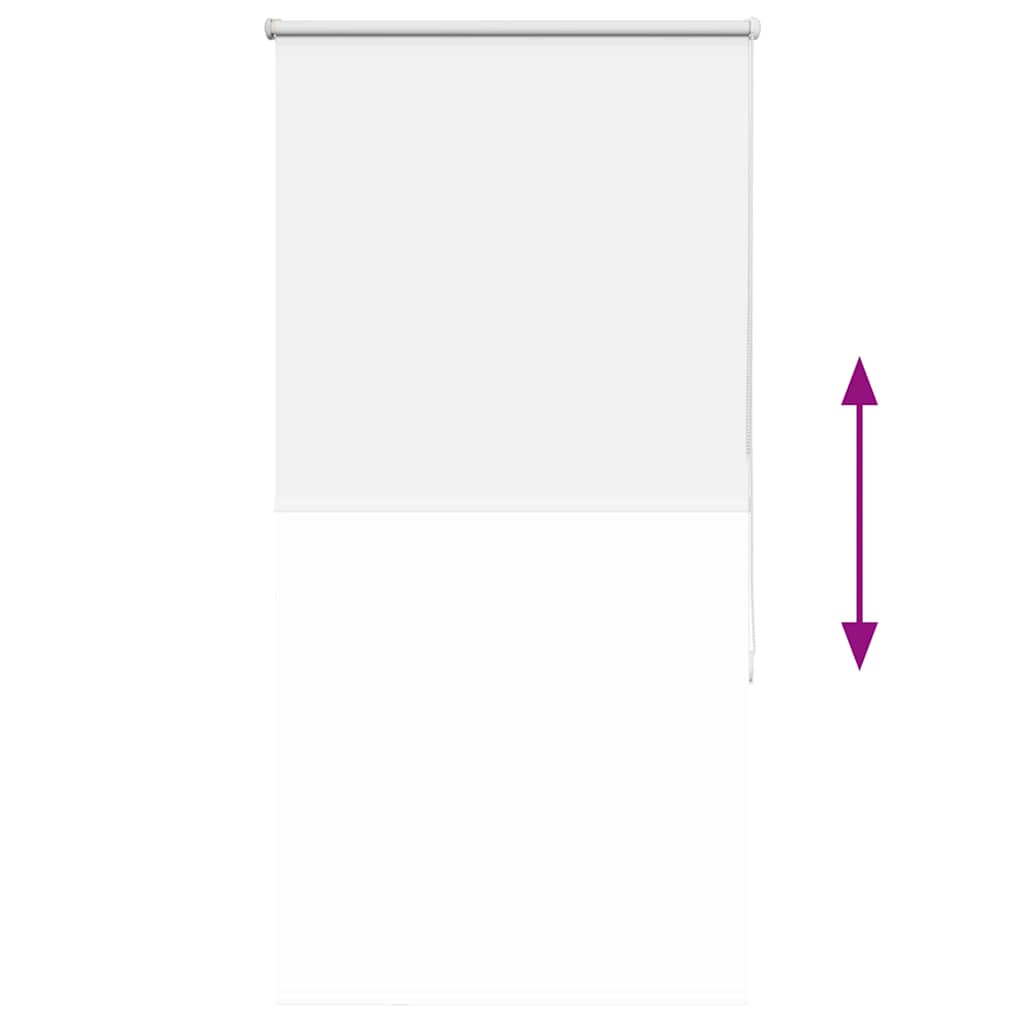 Jaluză cu role opace alb 65x150 cm lățime material 60,7 cm