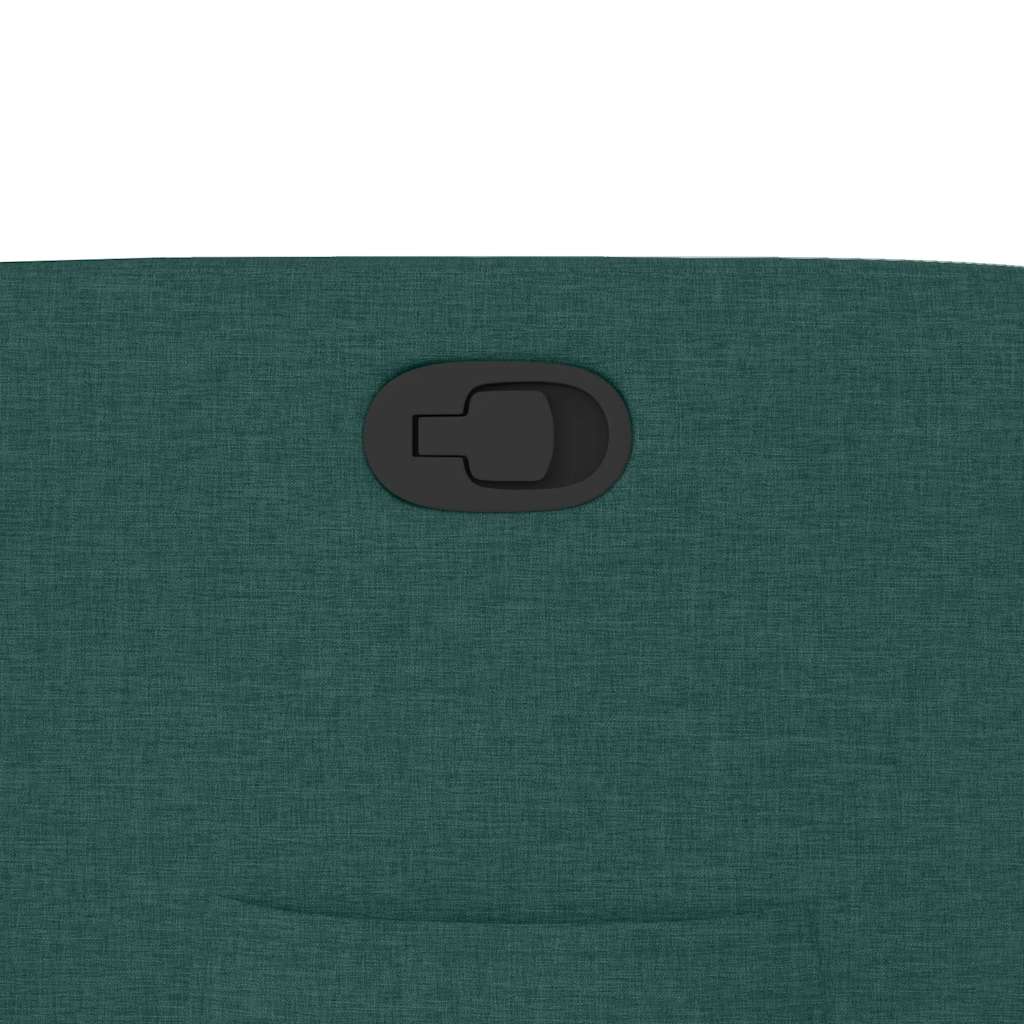 Fotoliu rabatabil, verde închis, material textil